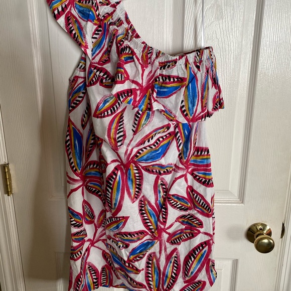 J Crew one shoulder dress - Picture 1 of 3